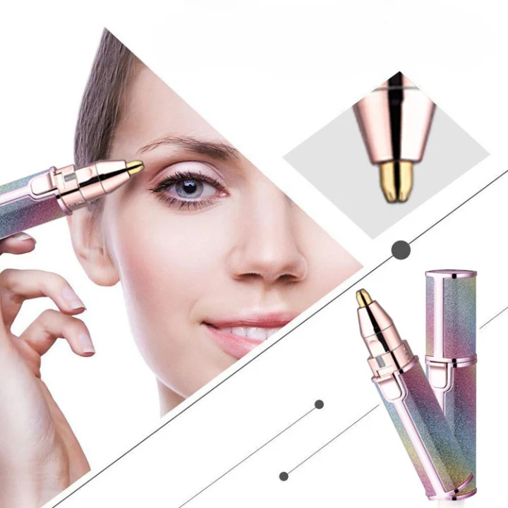 2 in 1 Rechargeable Blawless Eyebrow/Upper lips Trimmer - Image 3