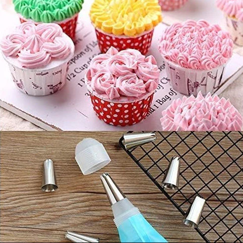 Cake Decorating Set with Steel Nozzles - Image 2
