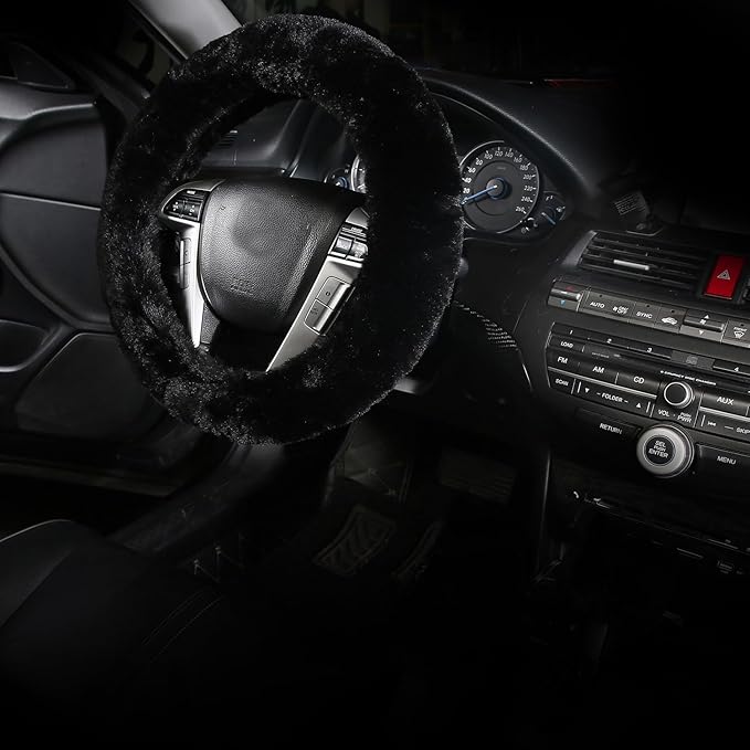 Fluffy Car Steering Cover - Image 3