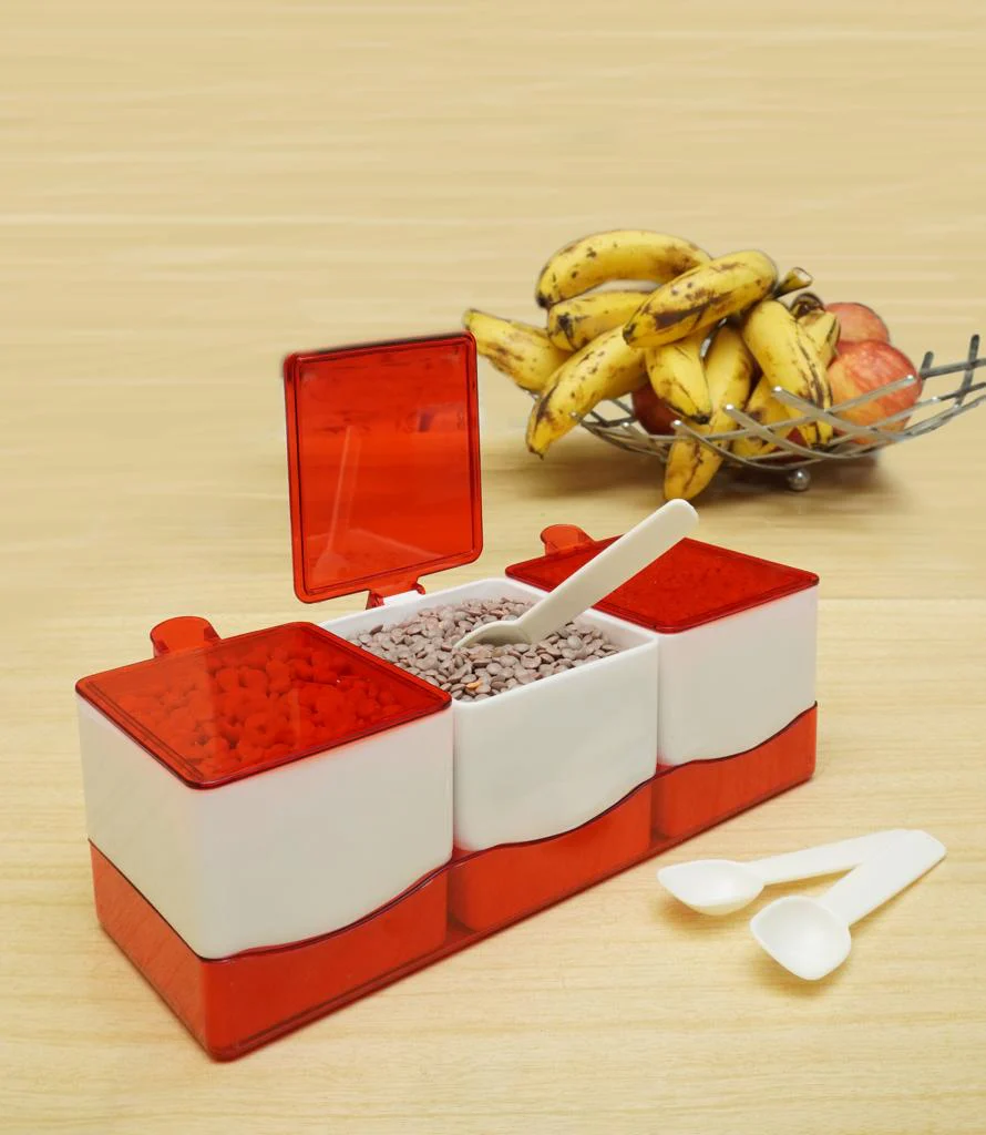 4 Grid Chilleez Spice Case Seasoning Box - Image 3