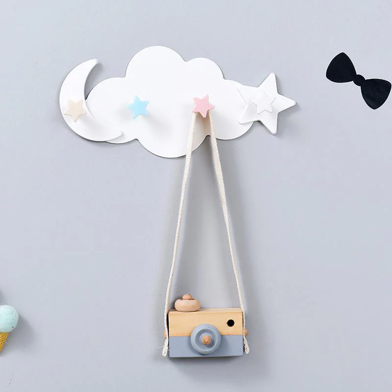 Creative Self Adhesive Star Coud Wall Hook - Image 3