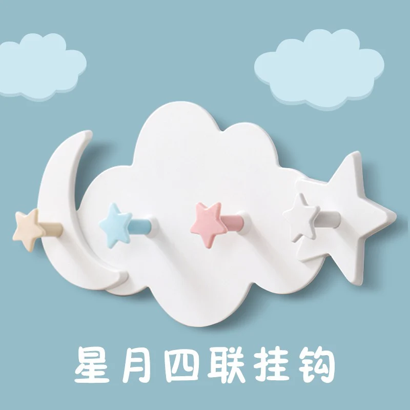 Creative Self Adhesive Star Coud Wall Hook - Image 4