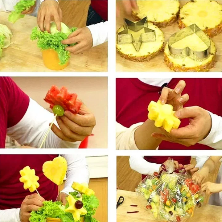 Cookie Cutters Shapes Baking Set12PCS Flower, Round, Heart, Star Shape. - Image 4