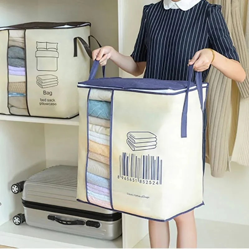 Pack Of 5 - Jumbo Size Multipurpose Storage Bag & Organizer for Clothes & Blanket - Image 2