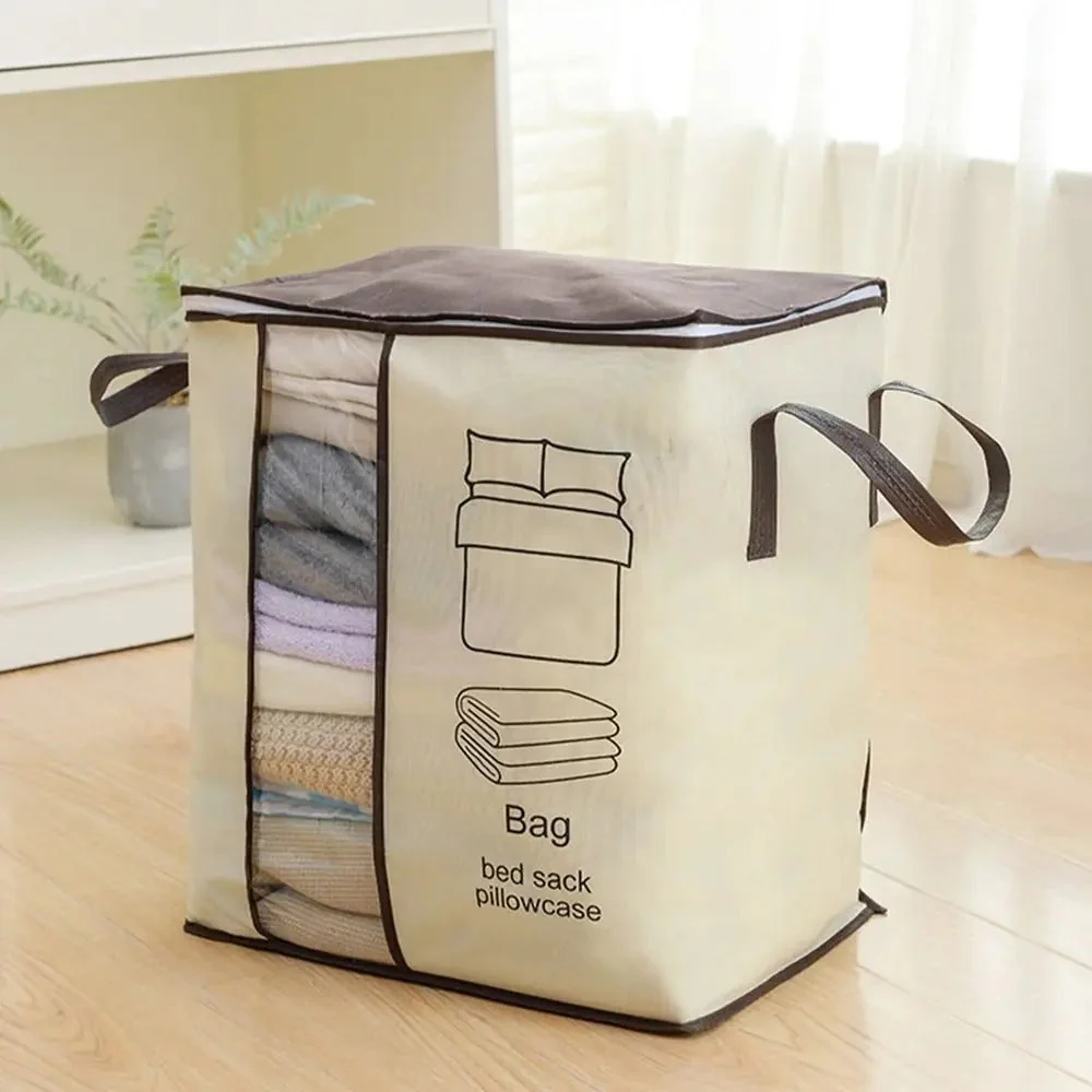 Pack Of 5 - Jumbo Size Multipurpose Storage Bag & Organizer for Clothes & Blanket - Image 6