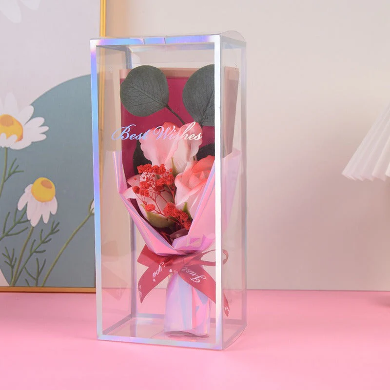 Creative Fabric Knitted Flower Bouquet - Image 4