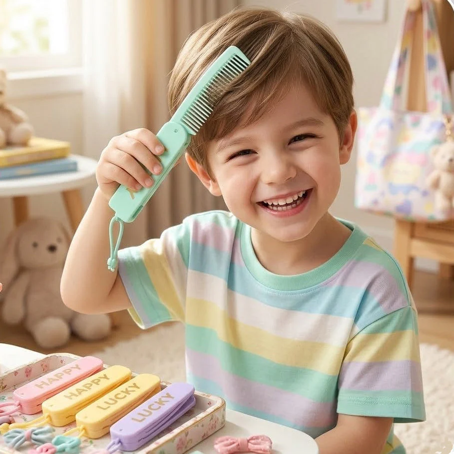 Creative Portable Mini Folding Comb - Image 2