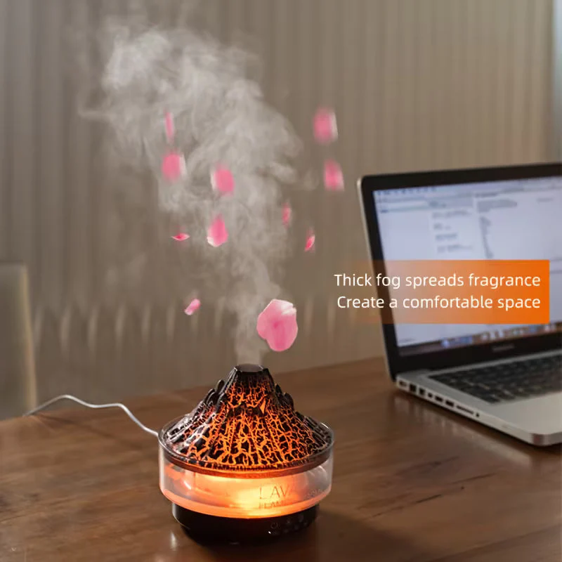 Creative Volcano-Shaped Fire Humidifier - Image 2