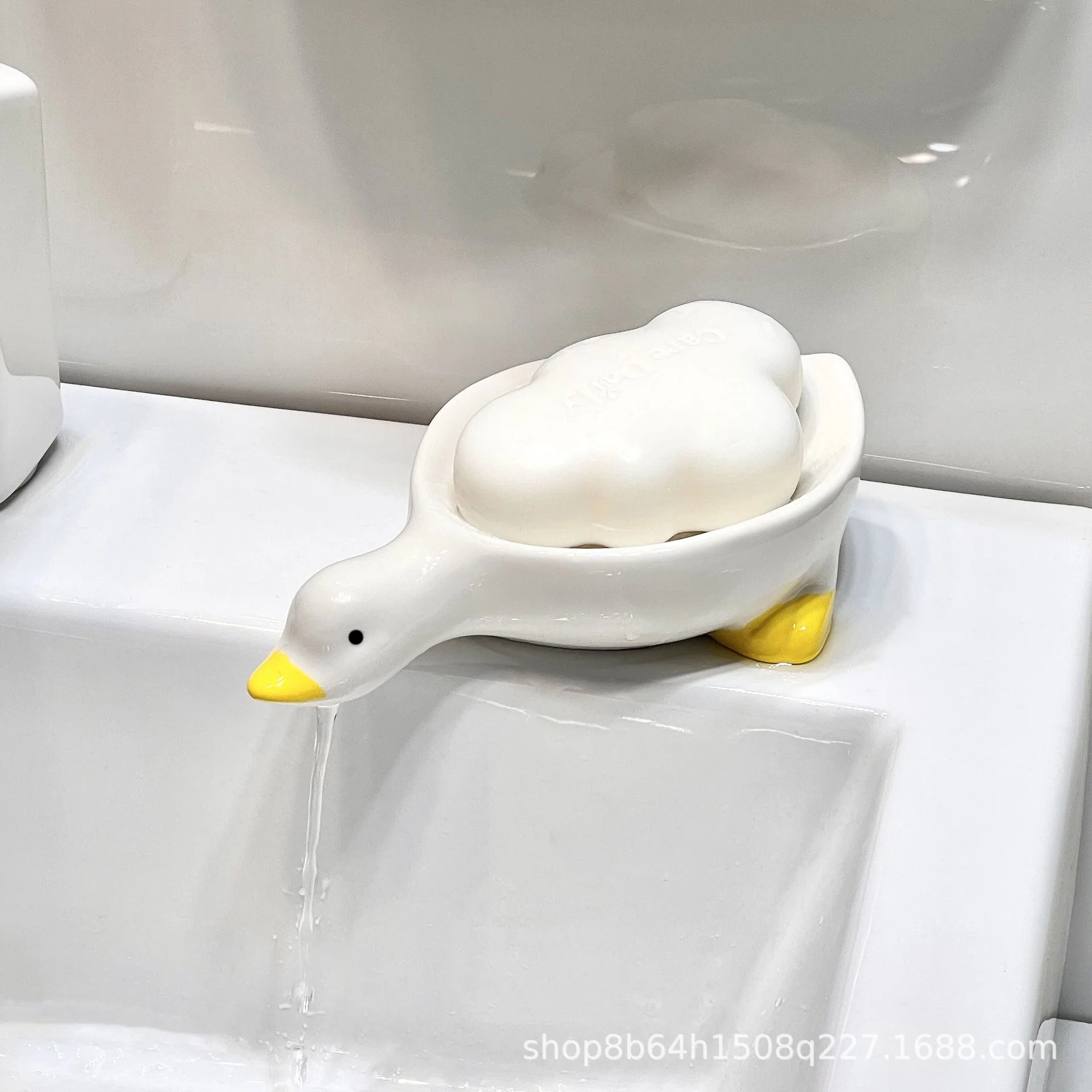 Cute Duck Self Draining Soap Holder - Image 3