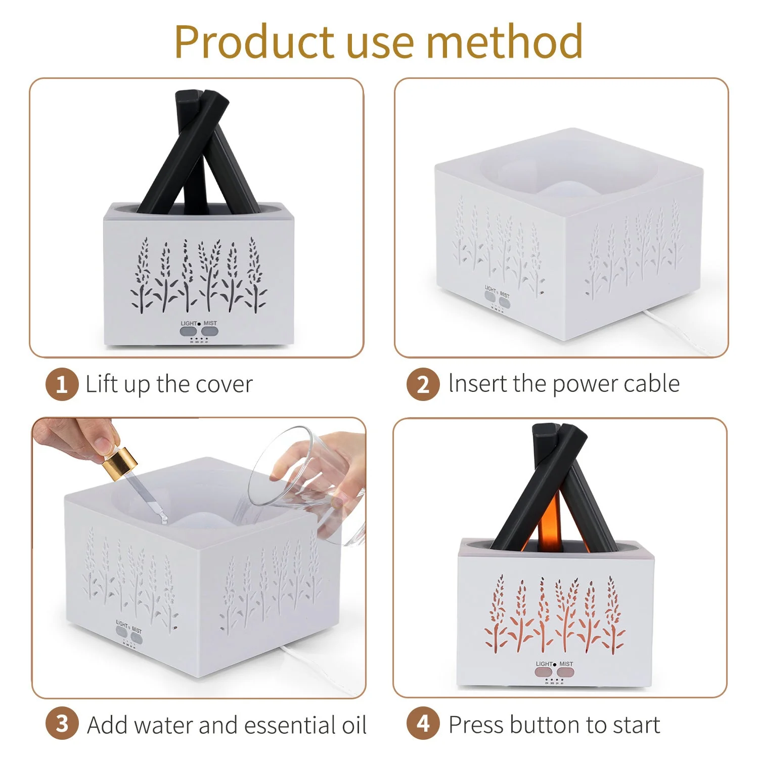 2-in-1 Desktop Lamp & Humidifier - Image 4