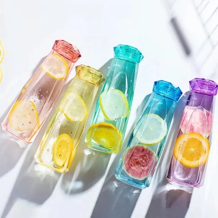 Diamond Glass Water Bottle - Image 2