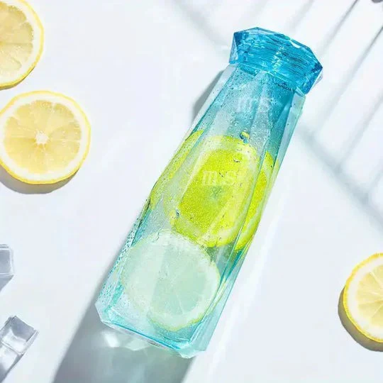 Diamond Glass Water Bottle - Image 3