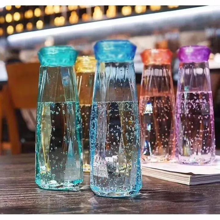 Diamond Glass Water Bottle - Image 5