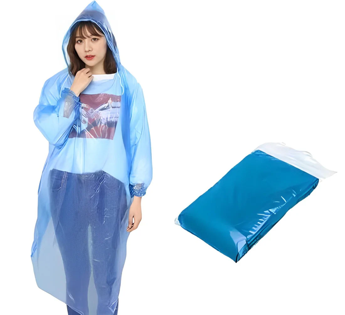 Disposable Lightweight Waterproof Rain Coat - Image 5
