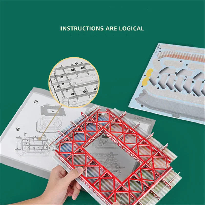 DIY Stadium Puzzle Game Toy - Image 6