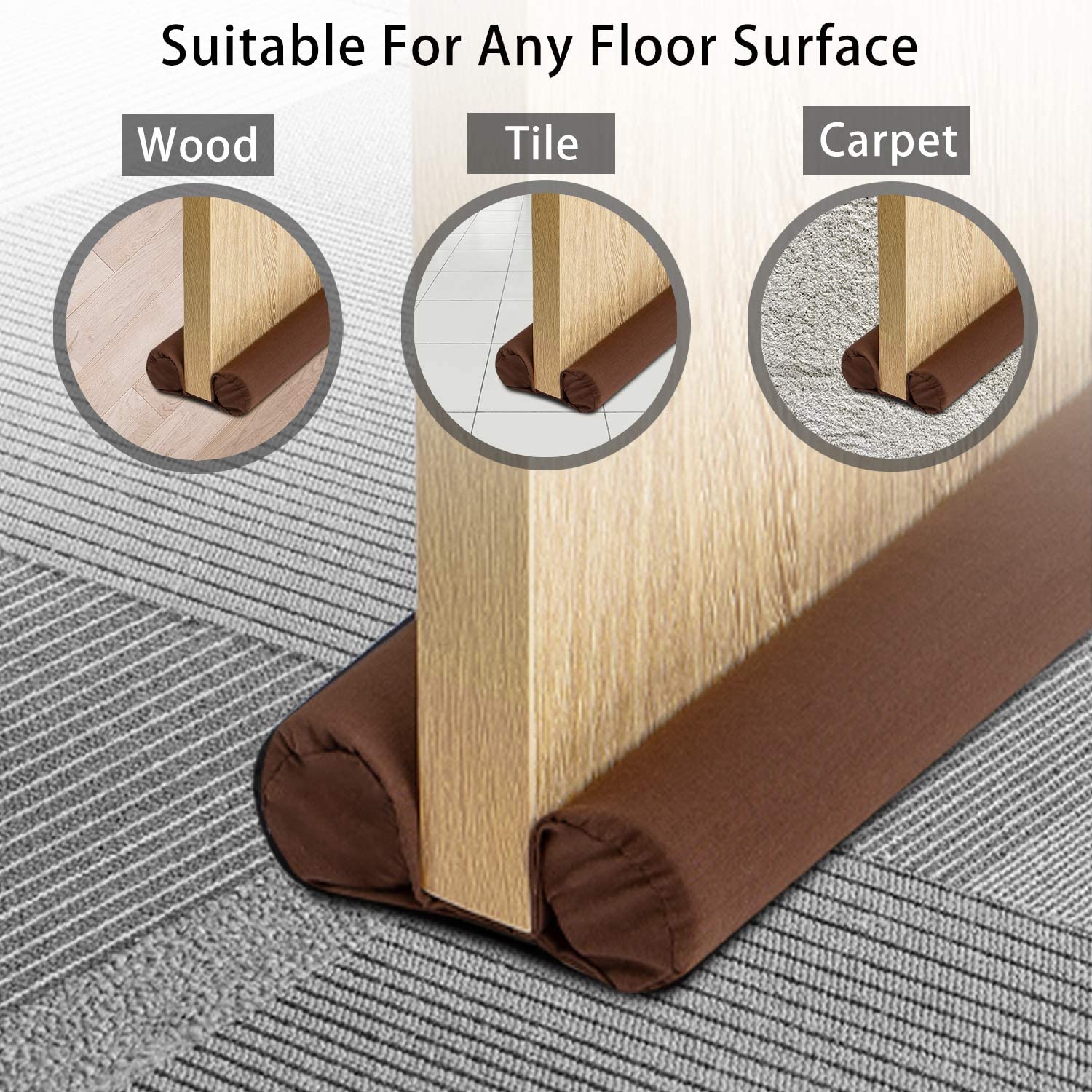40 Inch Door Dust Stopper Draft & Insect - Air Stopper - Under Bottom Seal - Image 3