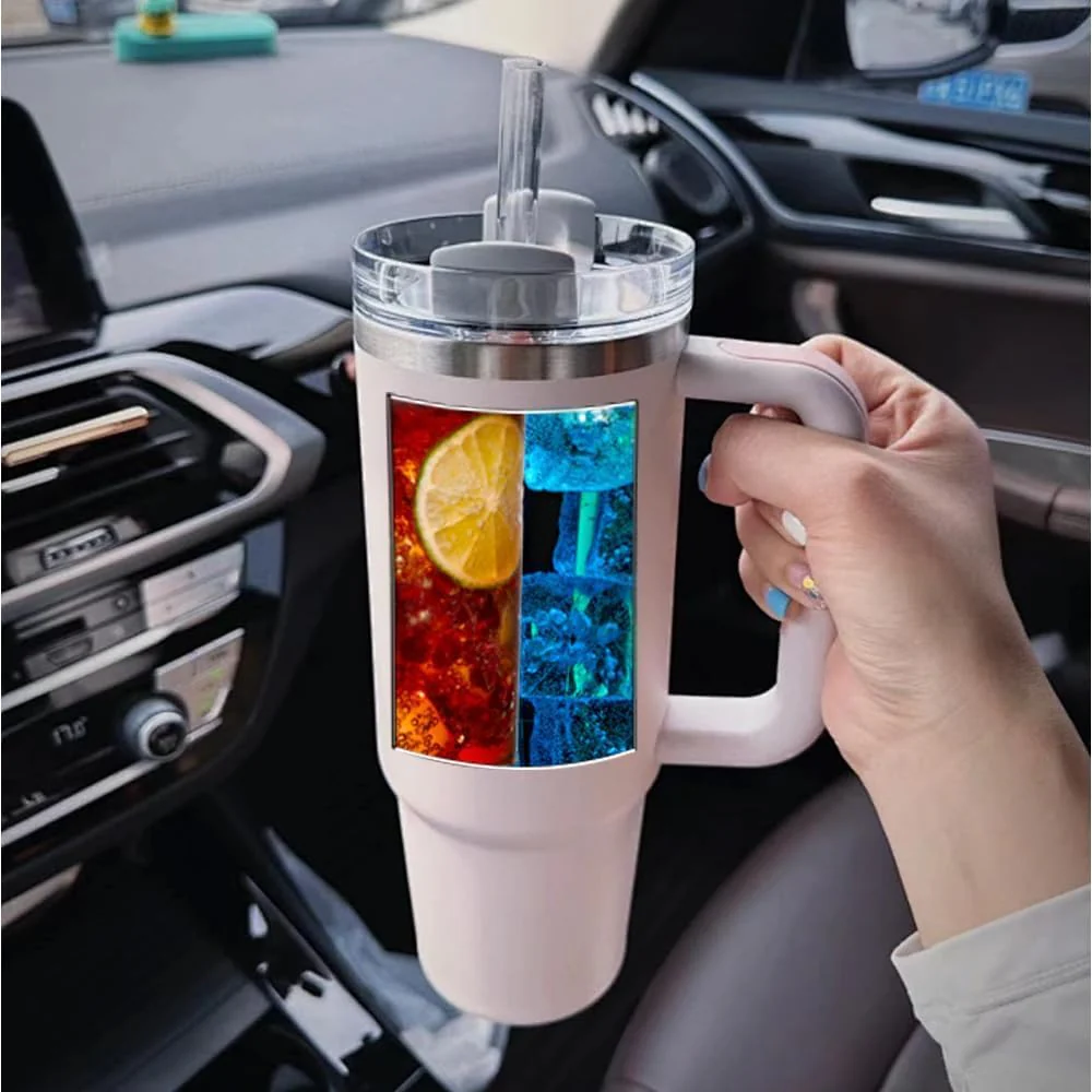 Silicone Dual Drink Tumbler Divider - Image 3