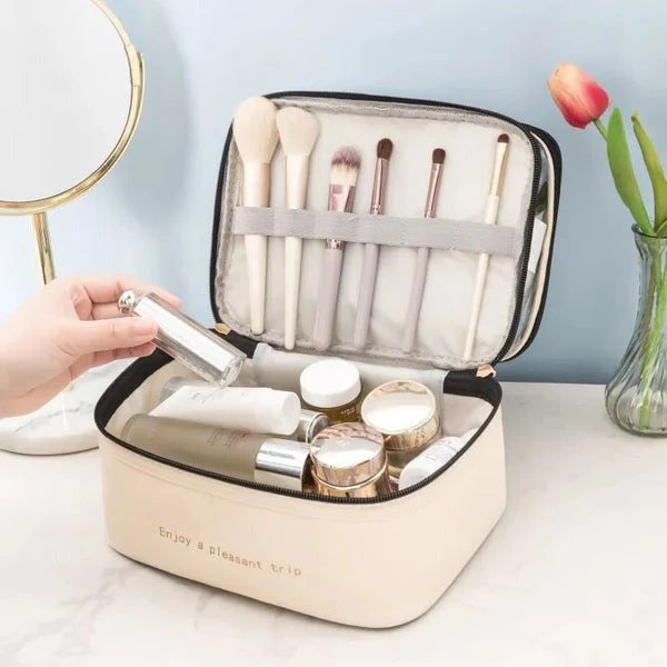 Dual-Zip Travel Cosmetic Organizer - Image 5