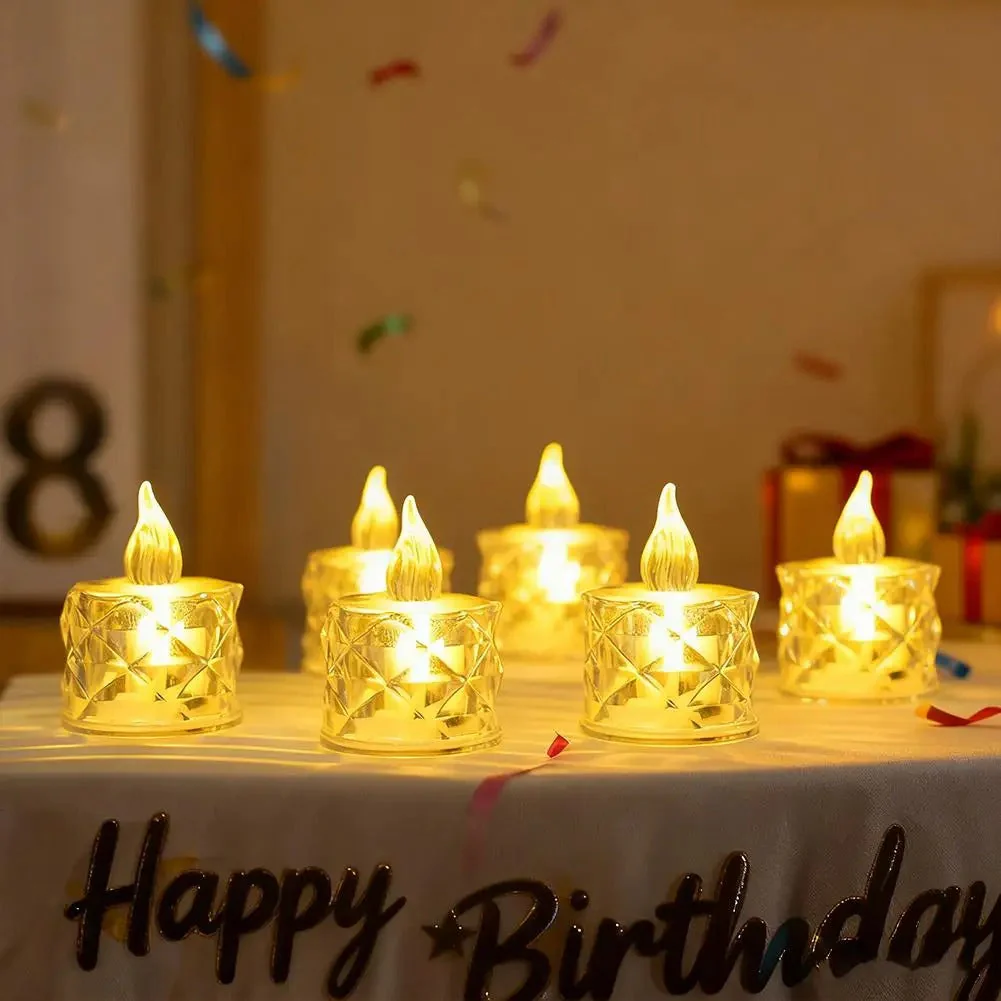 Flameless Crystal LED Candle Night Light - Image 4