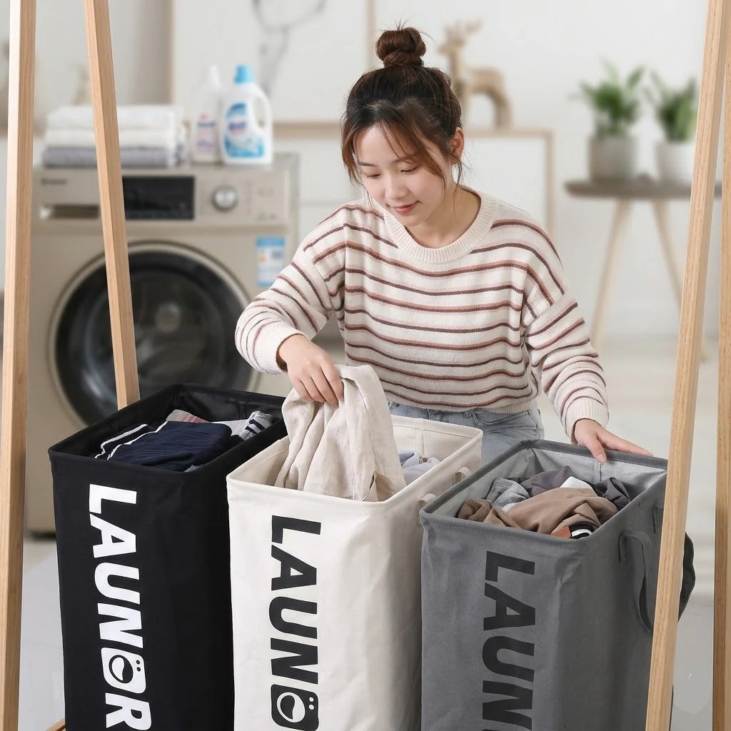 Foldable Large Capacity Laundry Basket - Image 2
