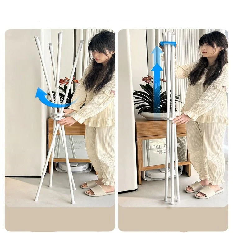 Folding X Shape Clothes Drying Rack - Image 6