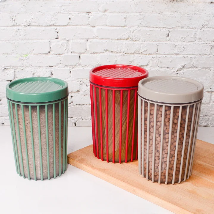 Food Storage Stripe Jar 3Pcs - Image 4