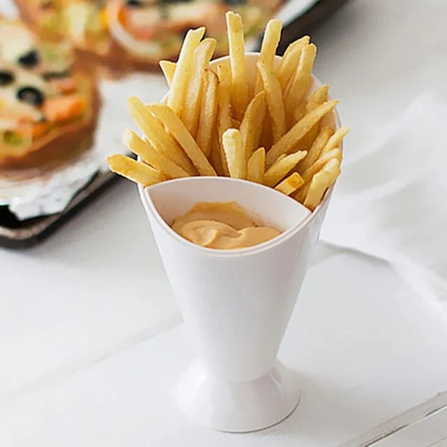 French Fries Dipping Cone Ketchup Salad Cup