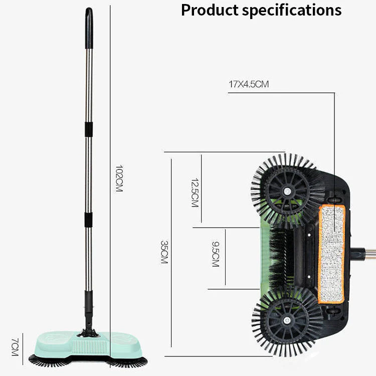 Hand-Push Vacuum Cleaner Sweeping Machine - Image 6