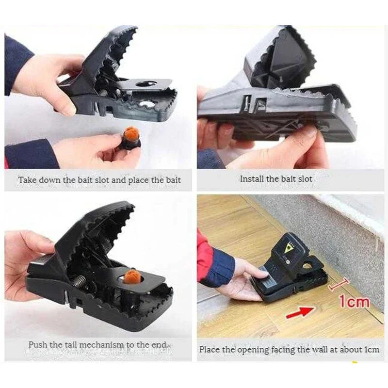 Heavy Duty Plastic Mousetrap Rat Catcher - Image 4
