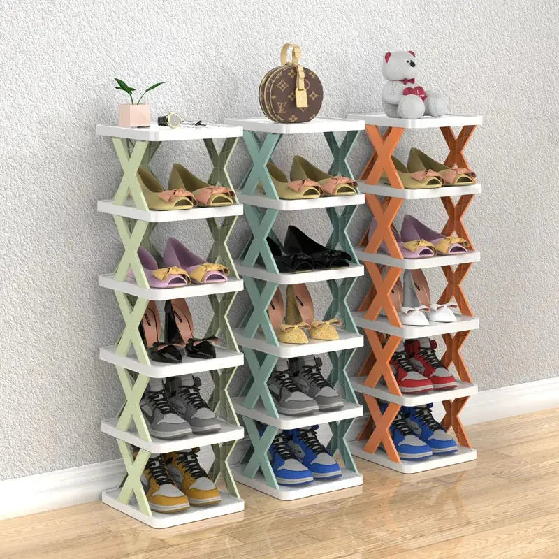 High Quality Foldable X Shape Shoe Rack - Image 2