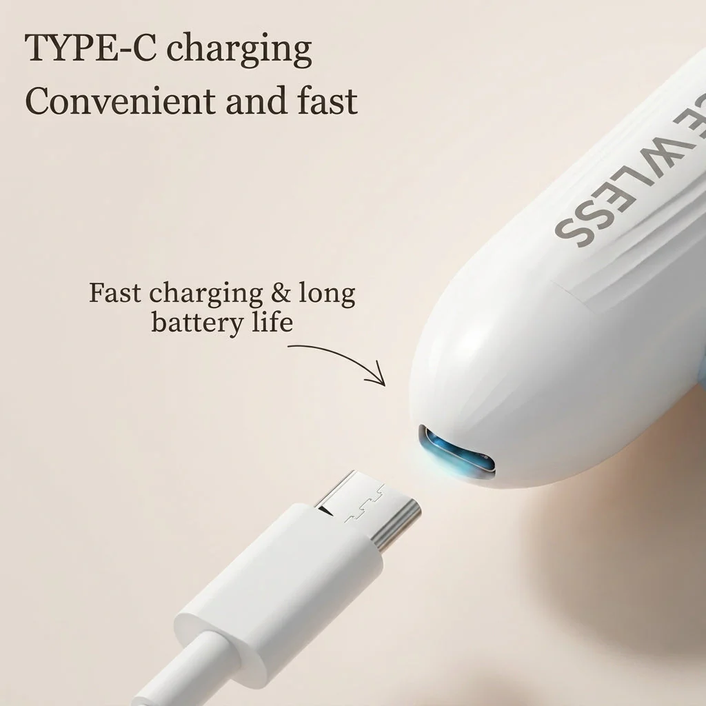 3-in-1  Rechargeable Beauty Razor & Eyebrow Trimmer - Image 5