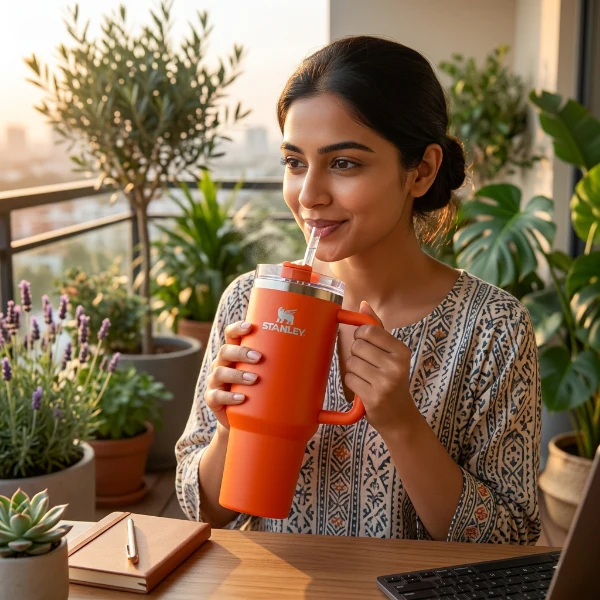 Insulated Stainless Steel Travel Tumbler - Image 2