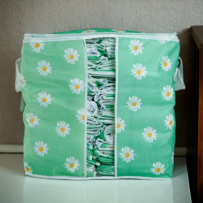 Jumbo Size Multipurpose Storage Bag & Organizer for Clothes & Blanket - Image 2