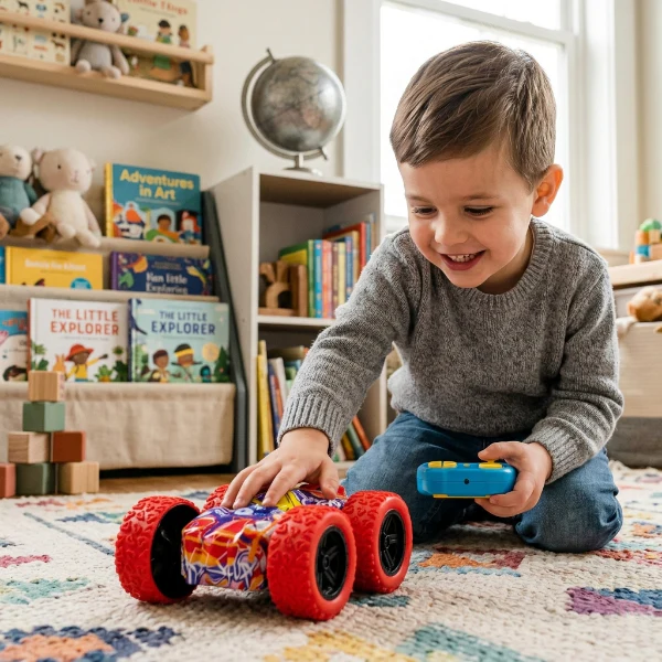 Kids Double Stunt Car Toy - Image 2
