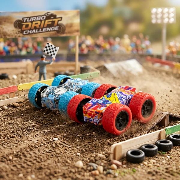 Kids Double Stunt Car Toy - Image 3