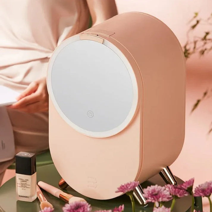 Large Cosmetic Storage Organizer with LED Mirror - Image 5