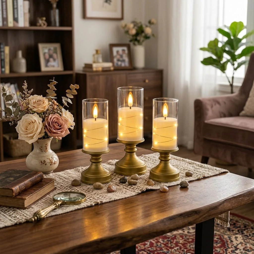 LED Acrylic Candle Light - Image 3