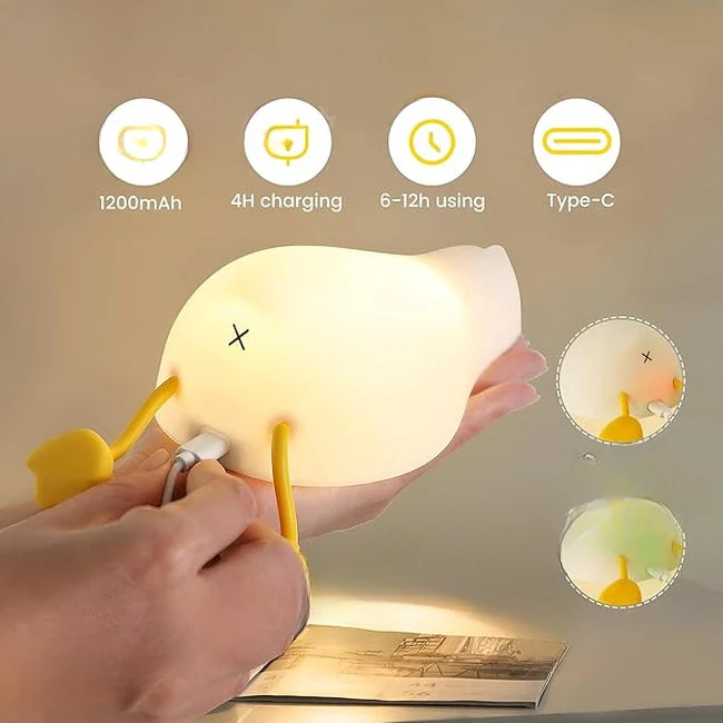 Led Duck Night Light Rechargeable Lamp - Image 4