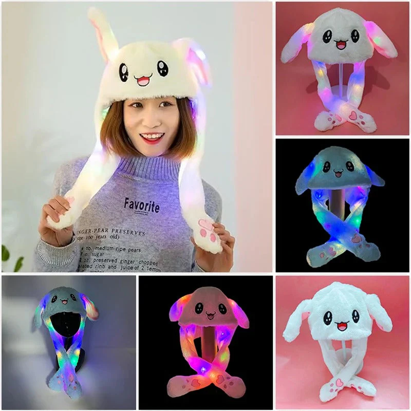 LED Jumping Bunny Ear Hat - Image 2