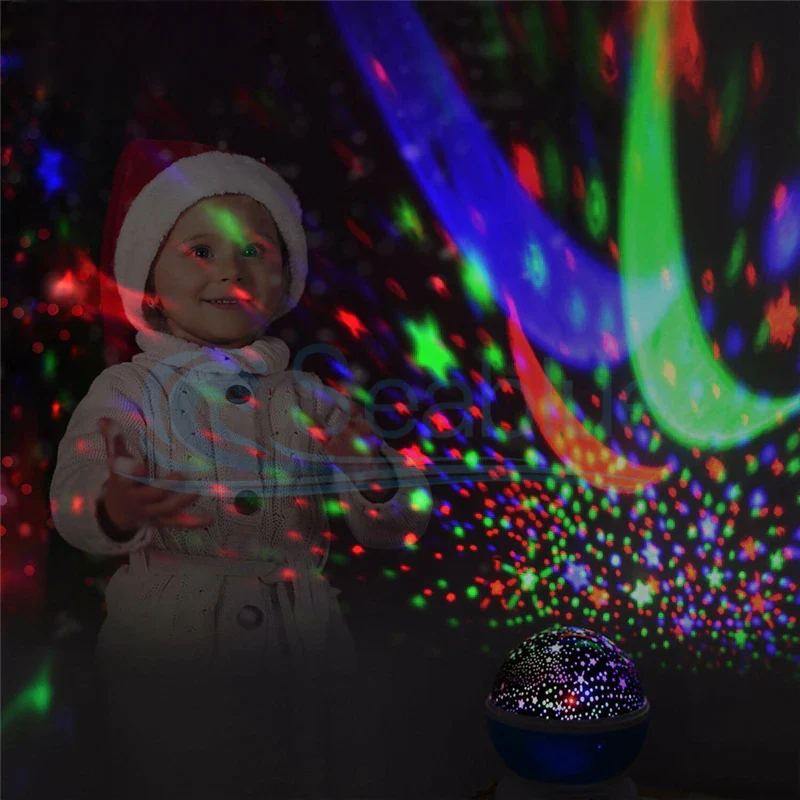 LED Rotating Starry Sky Star Master USB Projector Lamp. - Image 3