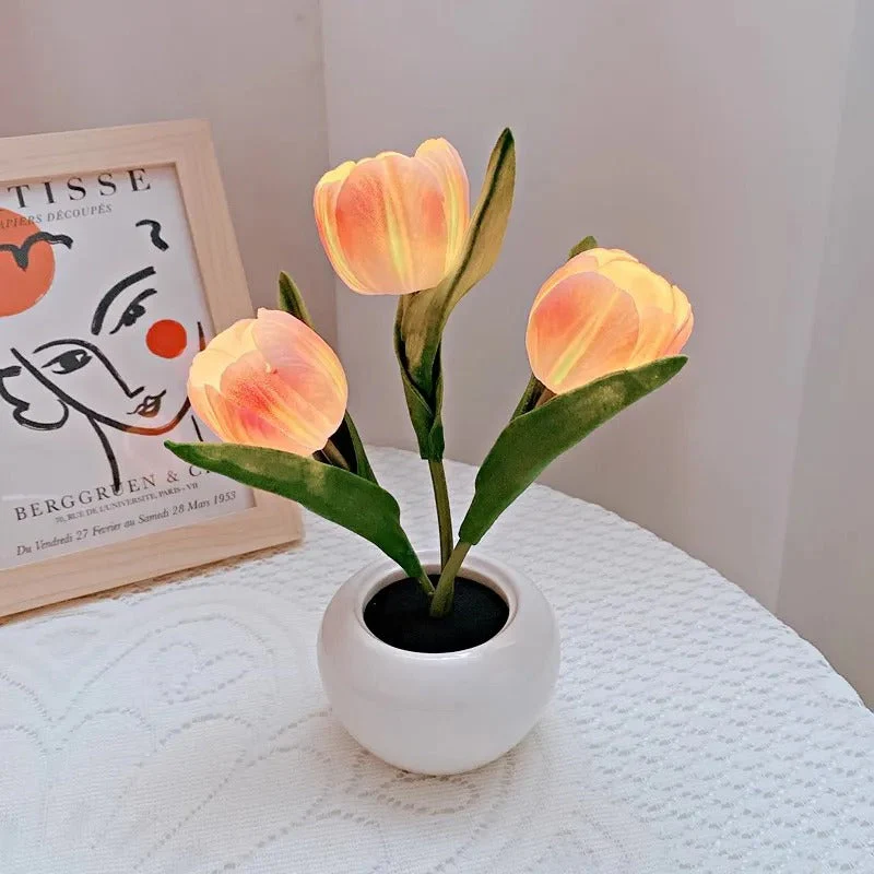 LED Tulip Flower Night Lamp - Image 5