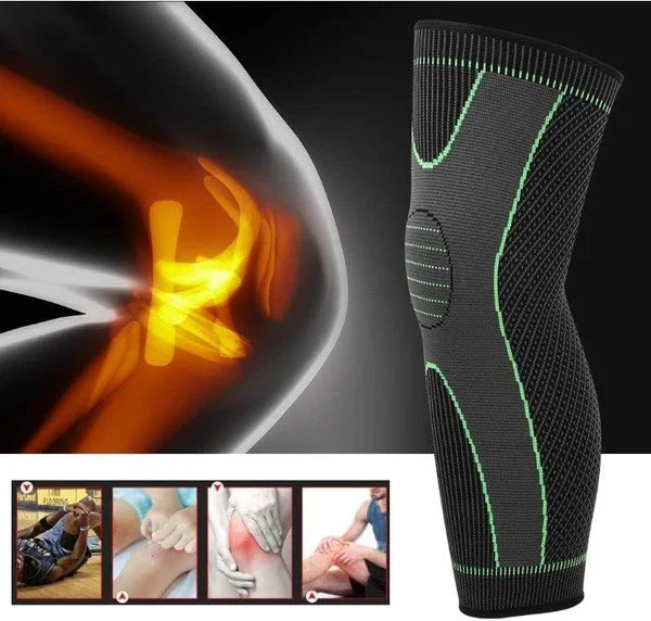 Leg Compression Knee Sleeves with Belt (Single Piece) - Image 2