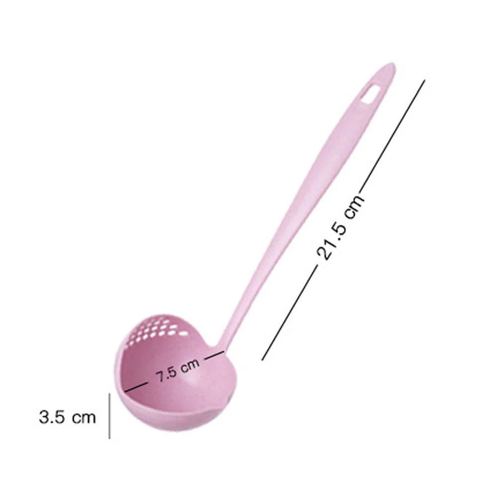 Long Handle 2 In 1 Cooking Colander Slotted Spoon. - Image 6