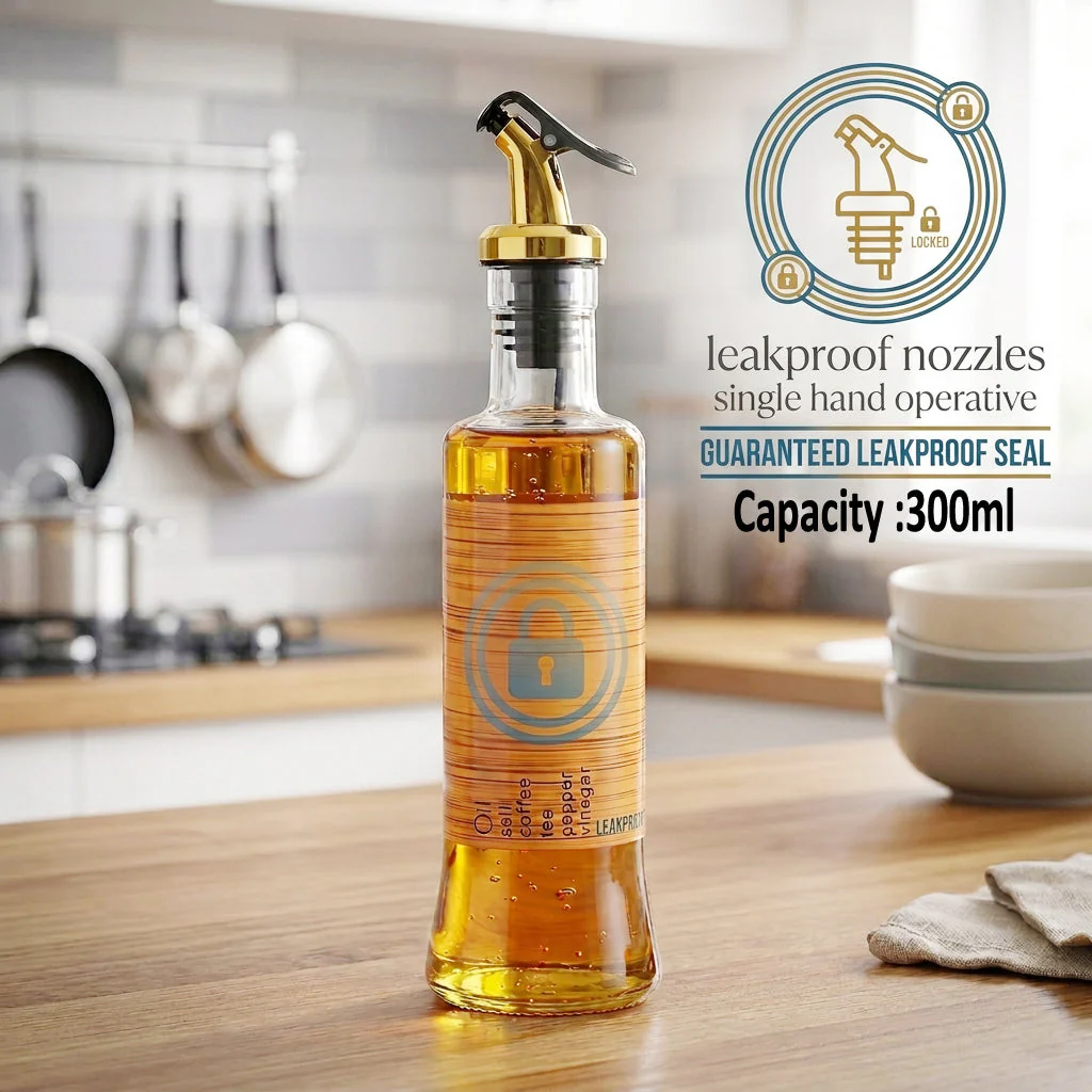 Oil Dispenser Glass Bottle - Image 4