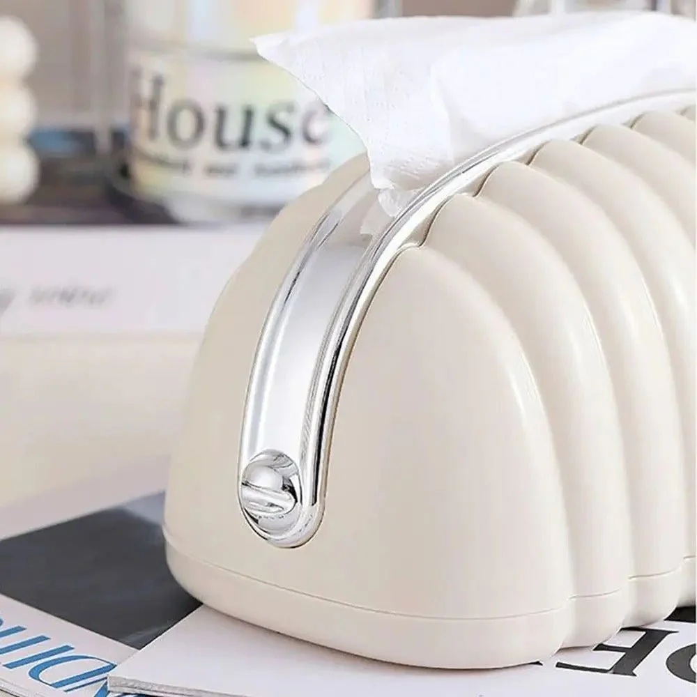 Luxury Shell Spring Loaded Tissue Box - Image 6