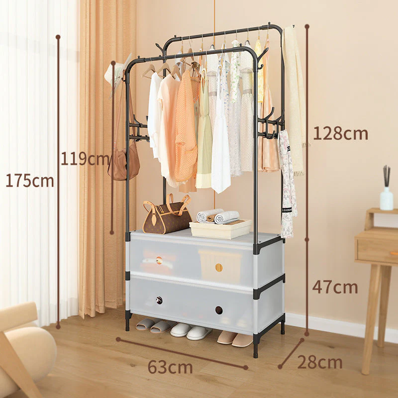 Metal Floor-Standing Clothes Drying Rack - Image 5