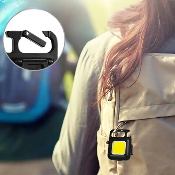 Mini COB Flashlight – High Lumen Pocket-Sized Torch (Metal) - Image 5