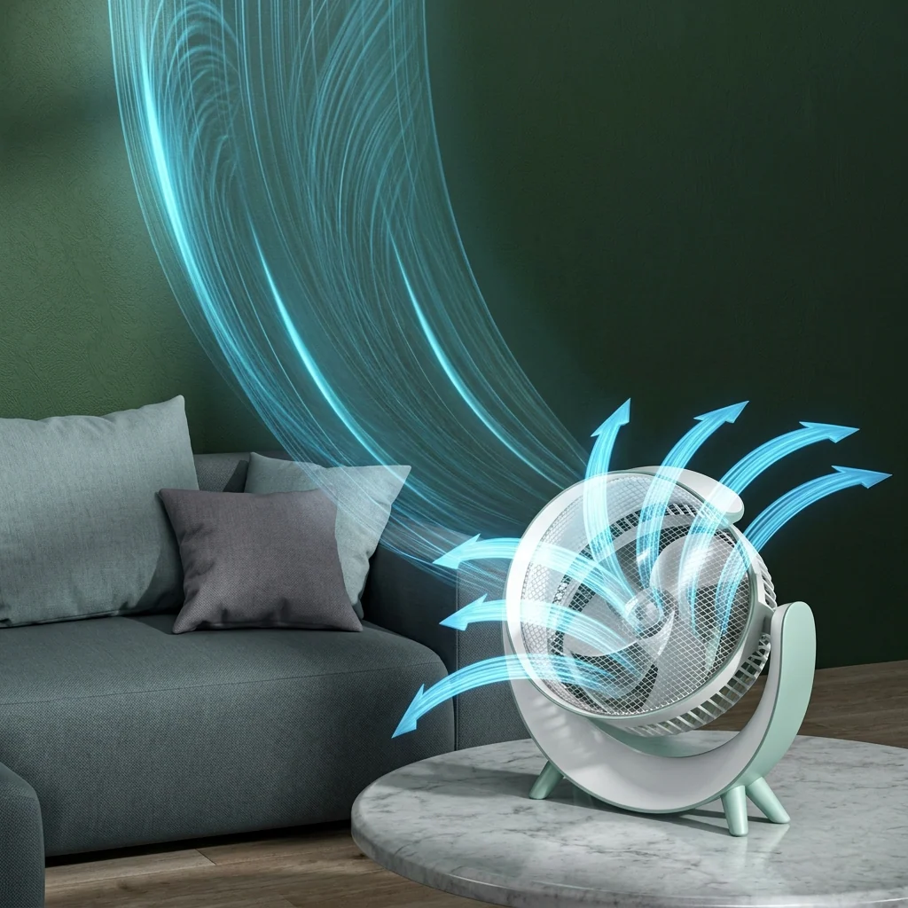 Rechargeable Multi Color Lightening Fan - Image 4