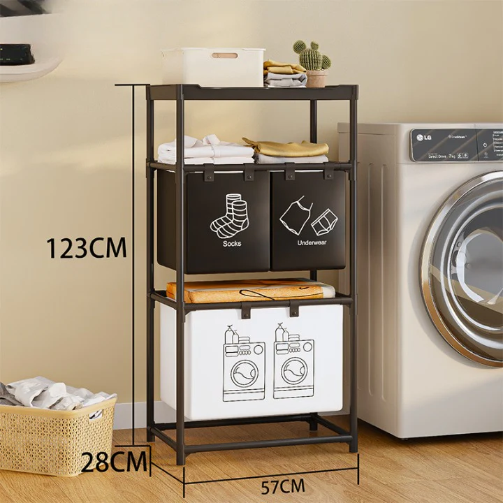 Modern Luxor Folding Laundry Basket - Image 3