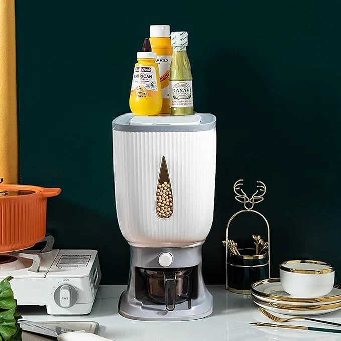 Modern Style Rice Dispenser With 10 KG Capacity - Image 3